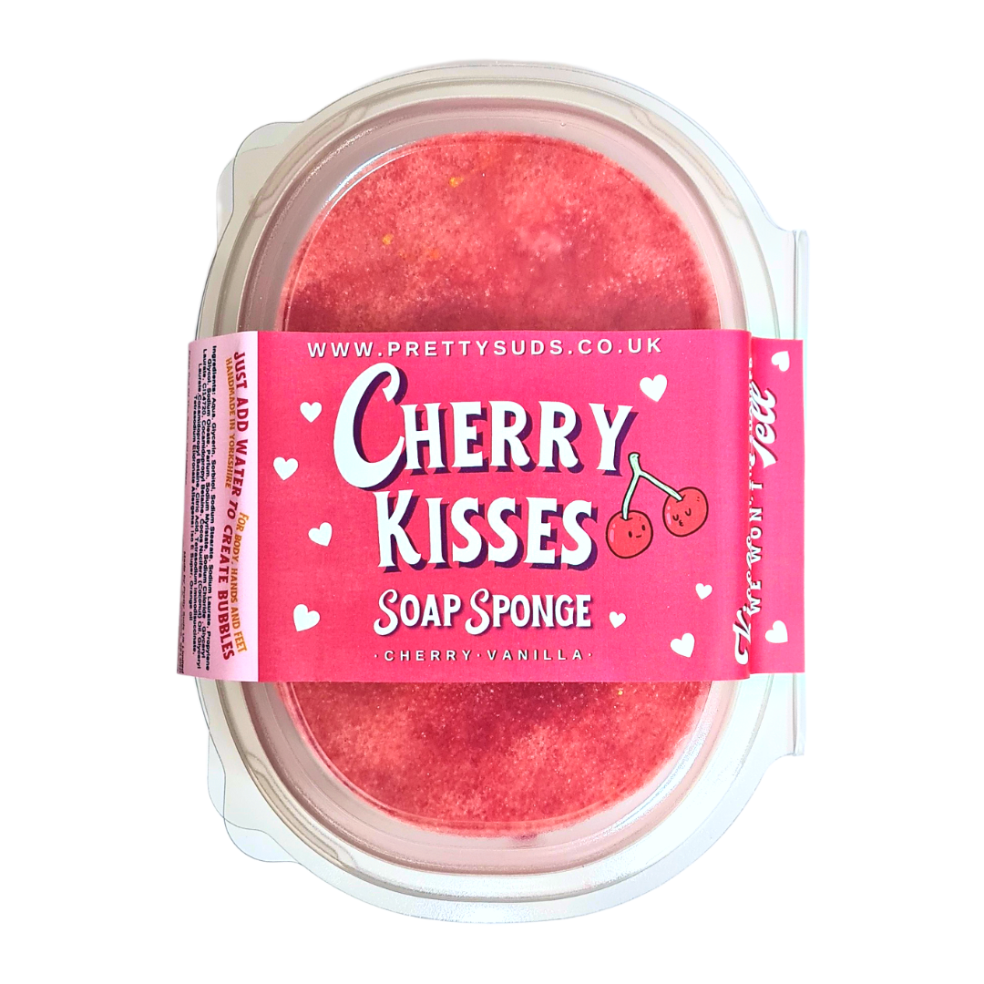 Cherry Kisses Soap Sponge 200g