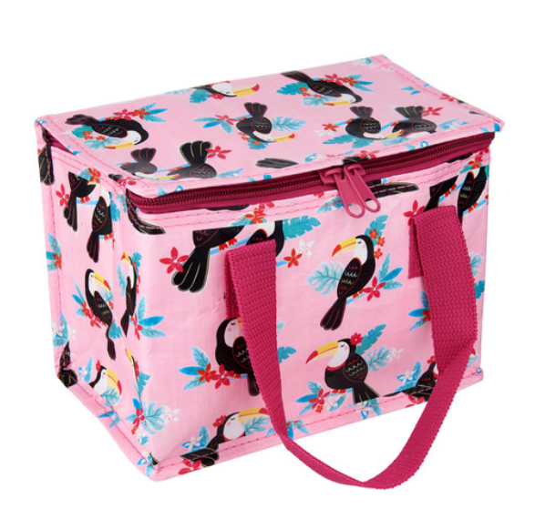 Pink Toucan Lunch Bag