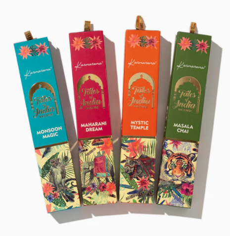 Taste Of India Incense Sticks and Holders