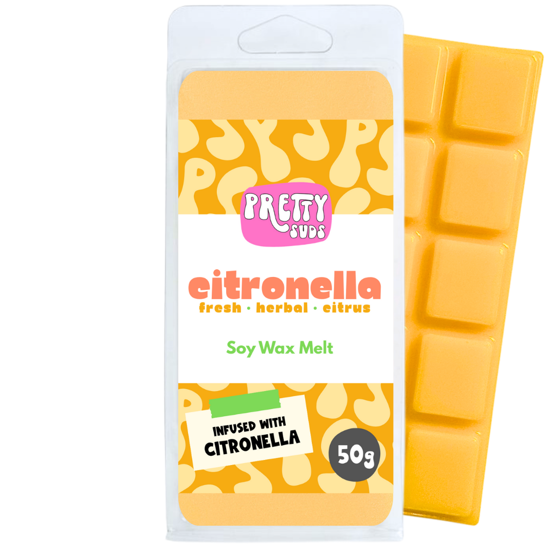 Citronella Soy Wax Melt Bar 50g