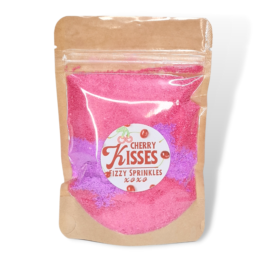 Cherry Kisses Fizzy Sprinkles 130g