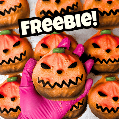 A Free Pumpkin Bath Bomb for Halloween Week