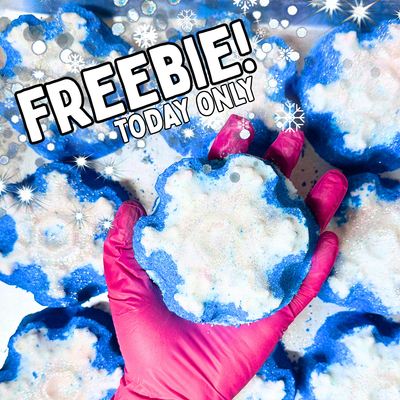 DAY TWO -  free Sleepy Snowflake Bath Bomb TODAY ONLY!