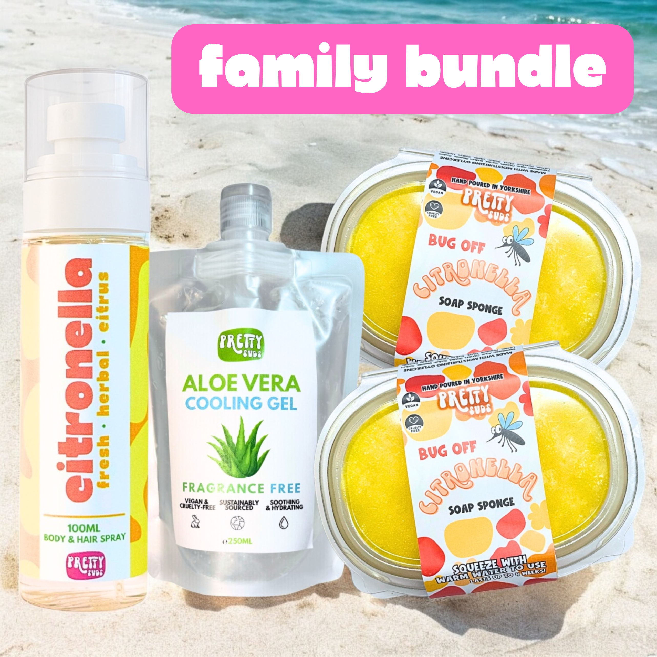 ☀️ Holiday Essentials Bundle – Summer Skin Care for the Whole Family ☀️