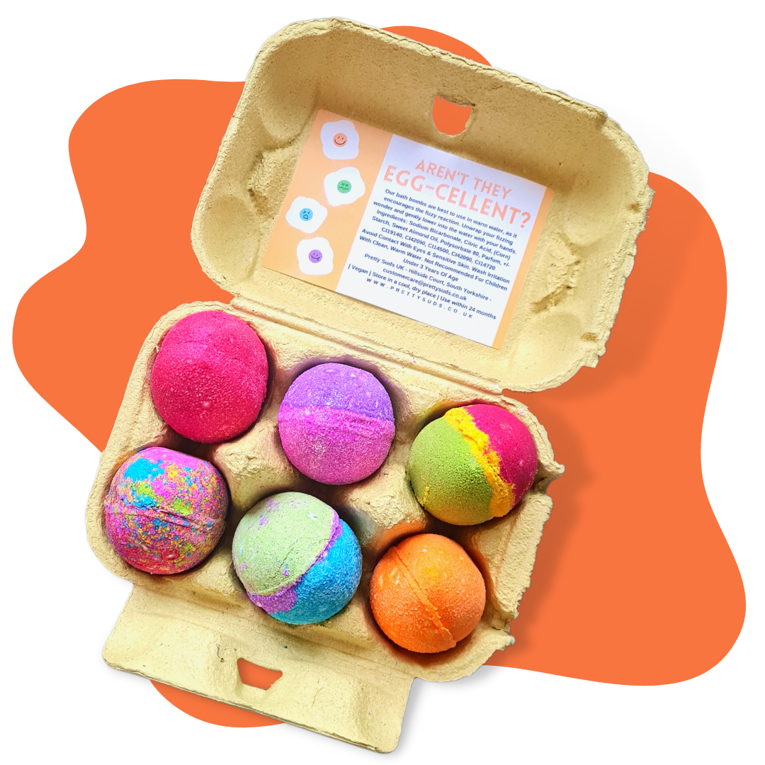 Bath Bomb Egg Boxes