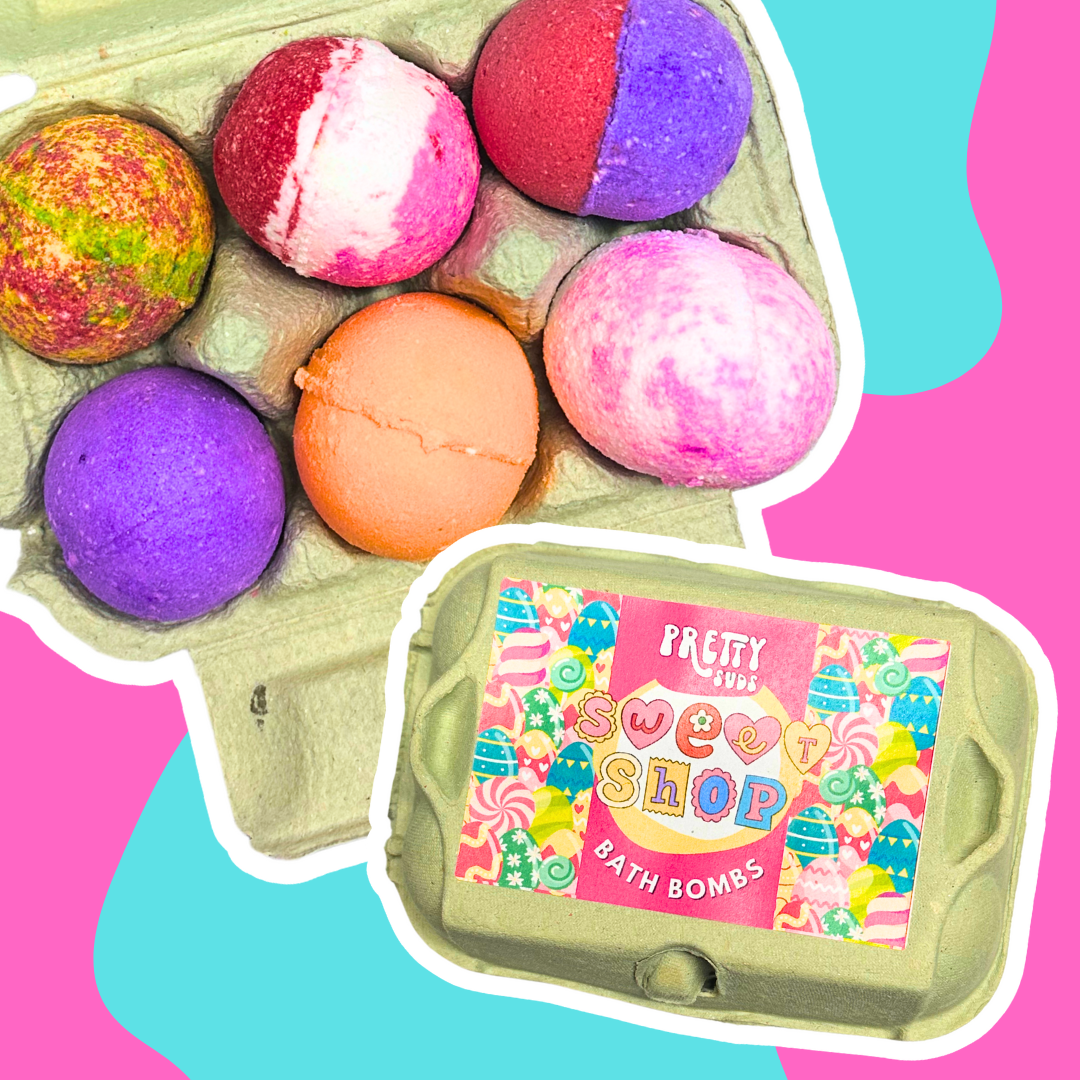 Sweet Shop Bath Bomb Egg Box 450g