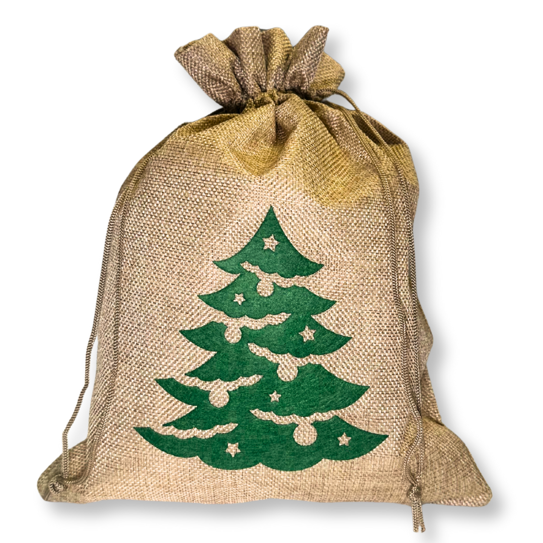 Christmas Tree Jute Bag