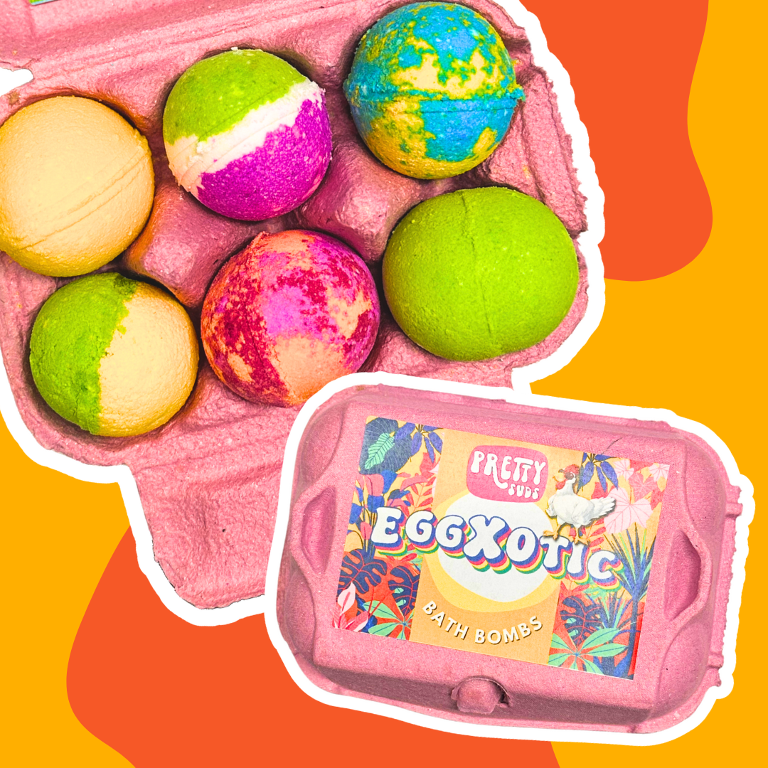 EggXotic Bath Bomb Egg Box 450g
