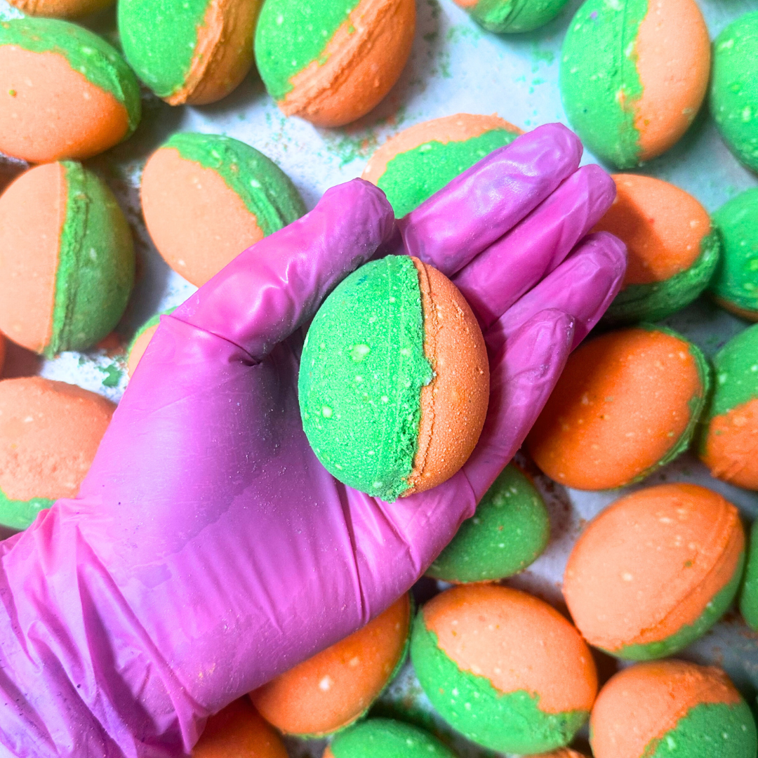 Spiced Pumpkin Egg Bath Bomb