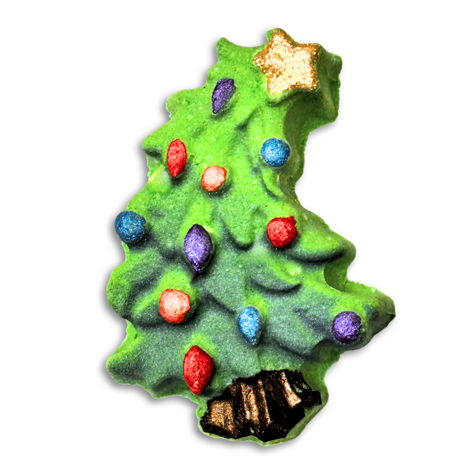 Wonky Christmas Tree Bath Bomb