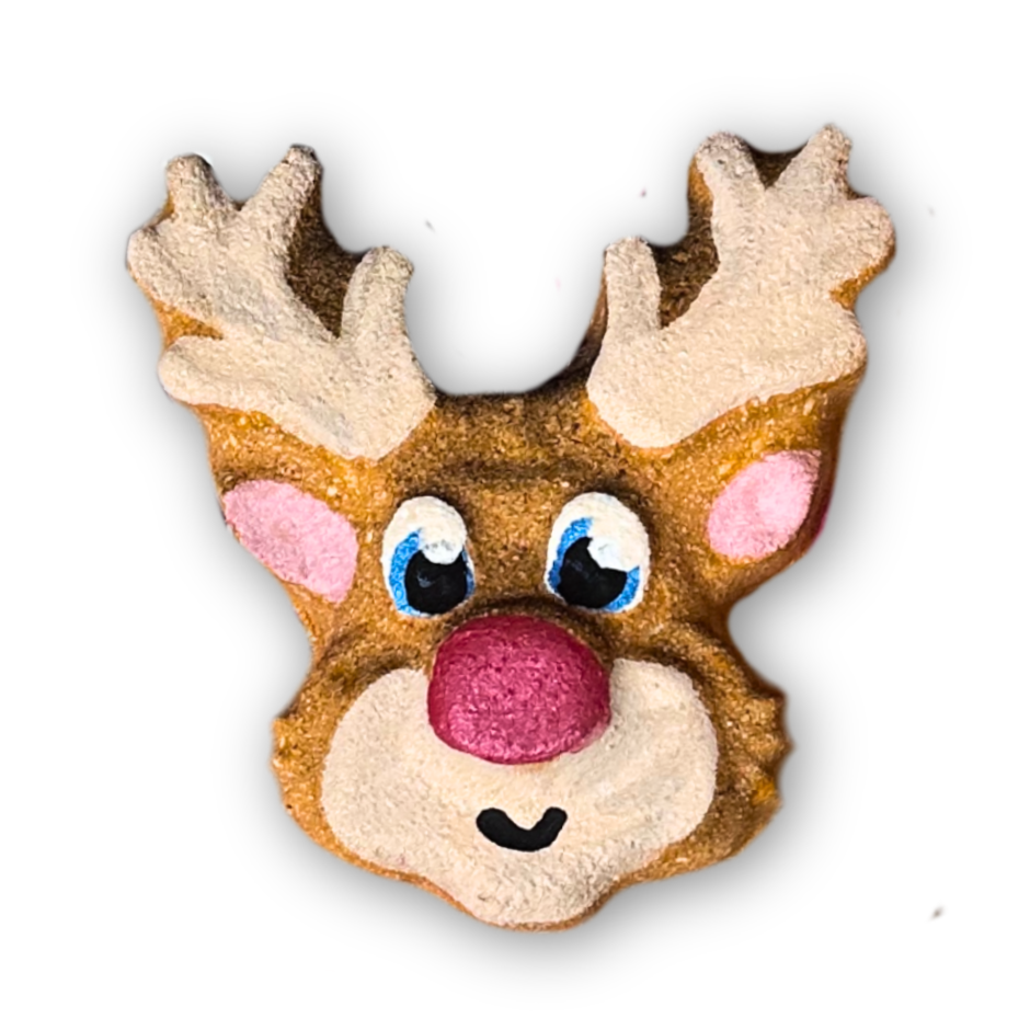 Red Nose Reindeer Bath Bomb