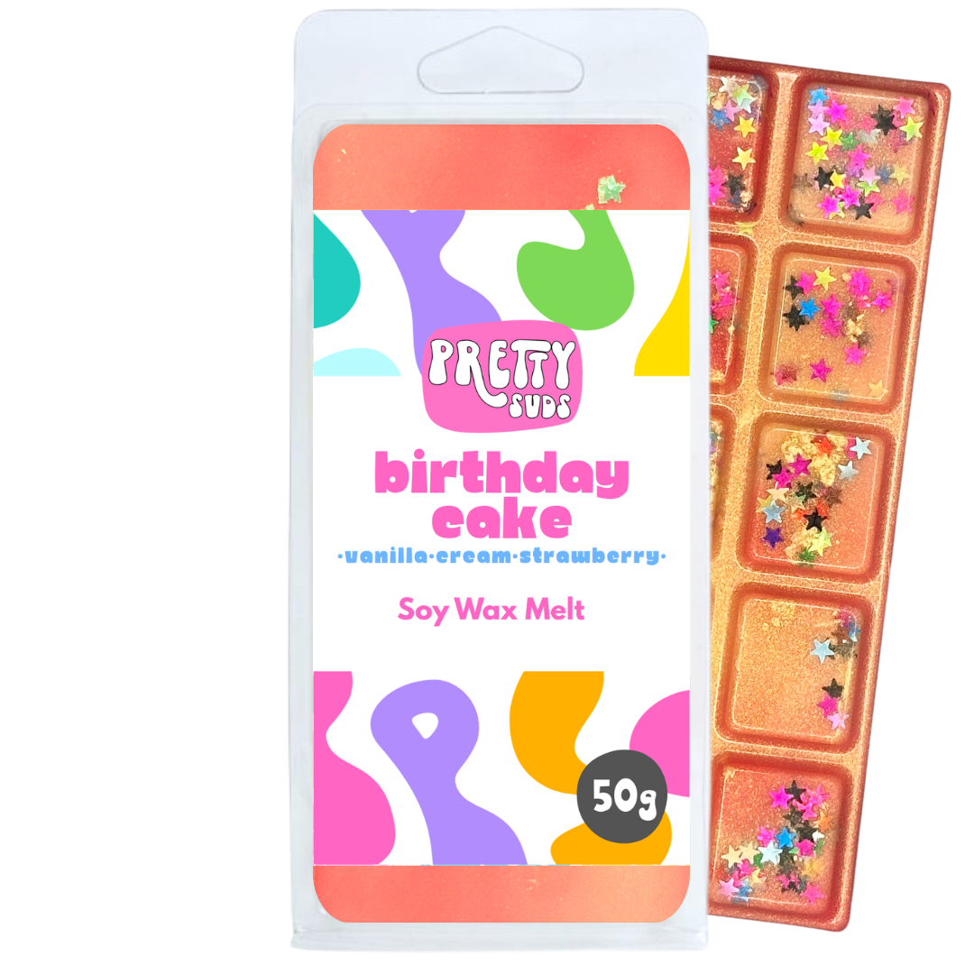 Birthday Cake Soy Wax Melt Bar 50g