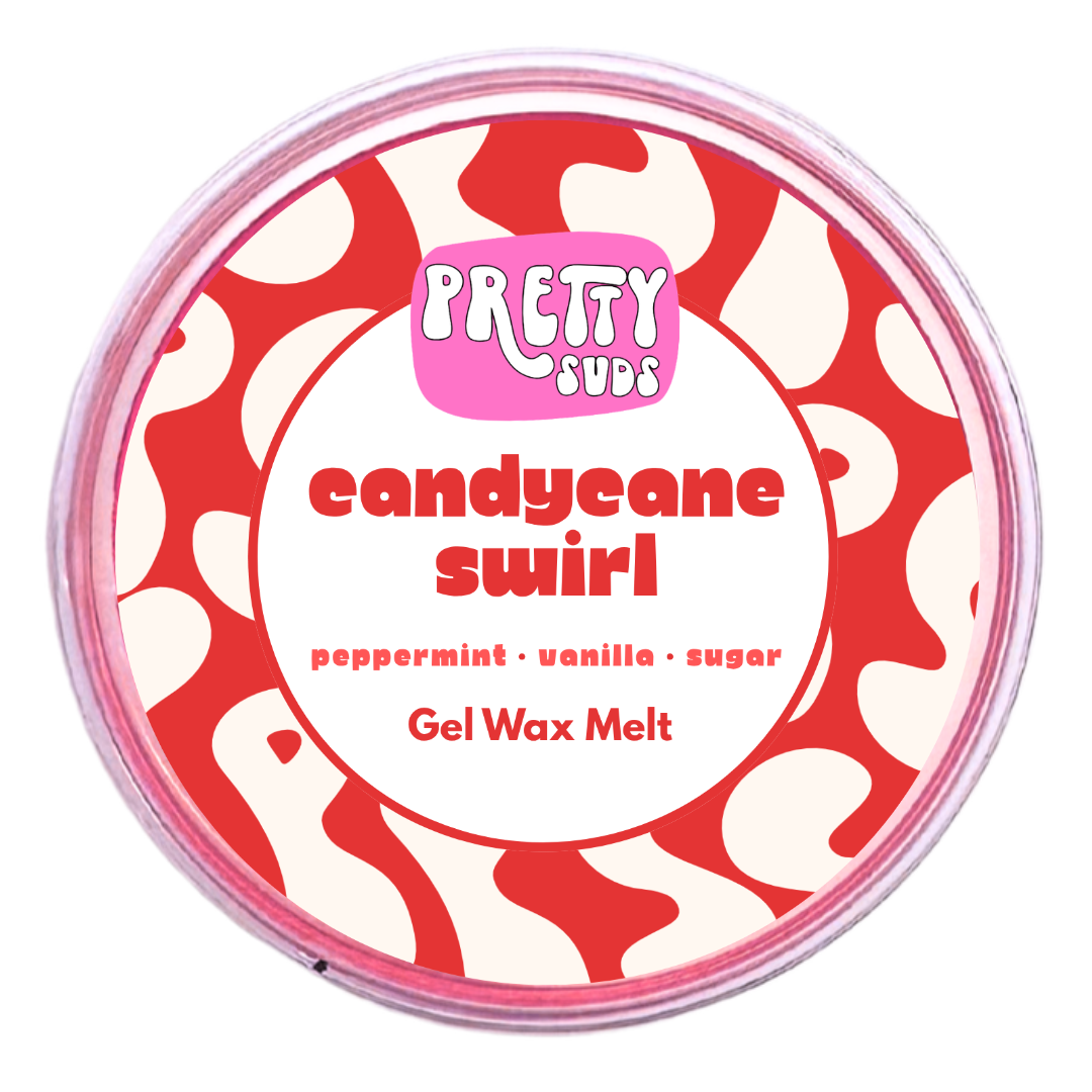 Candy Cane Swirl Gel Wax Melt