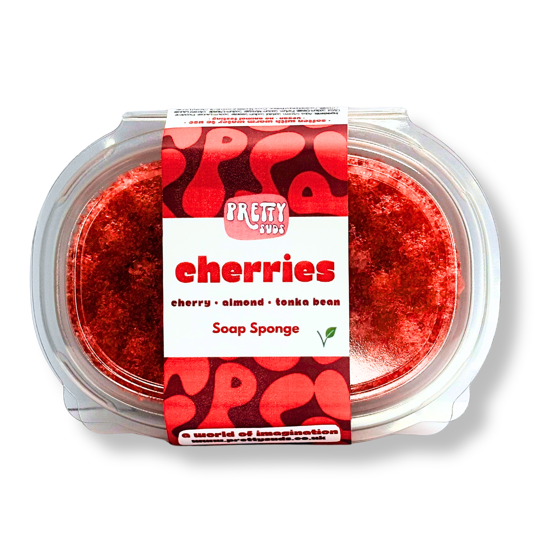 Cherries Soap Sponge 200g