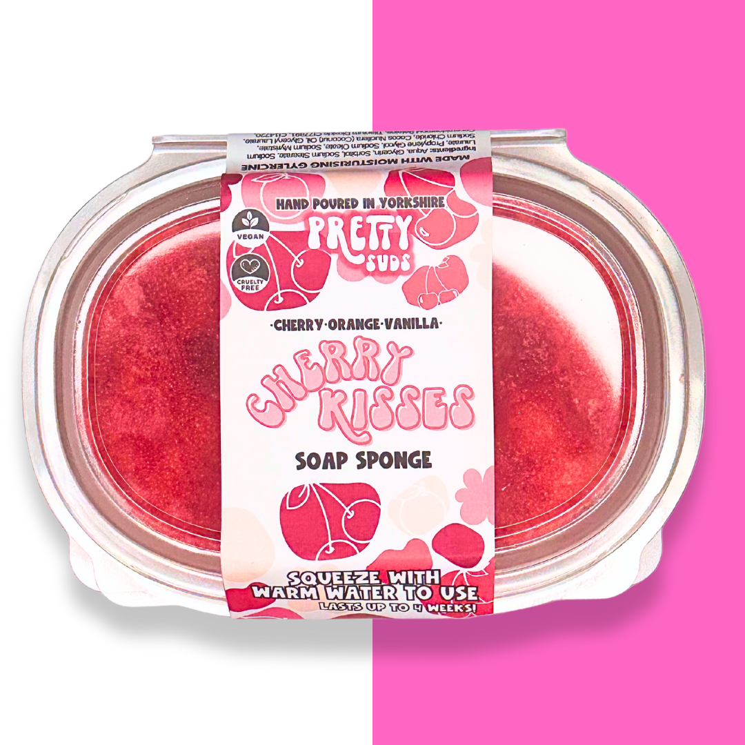 Cherry Kisses Soap Sponge 200g