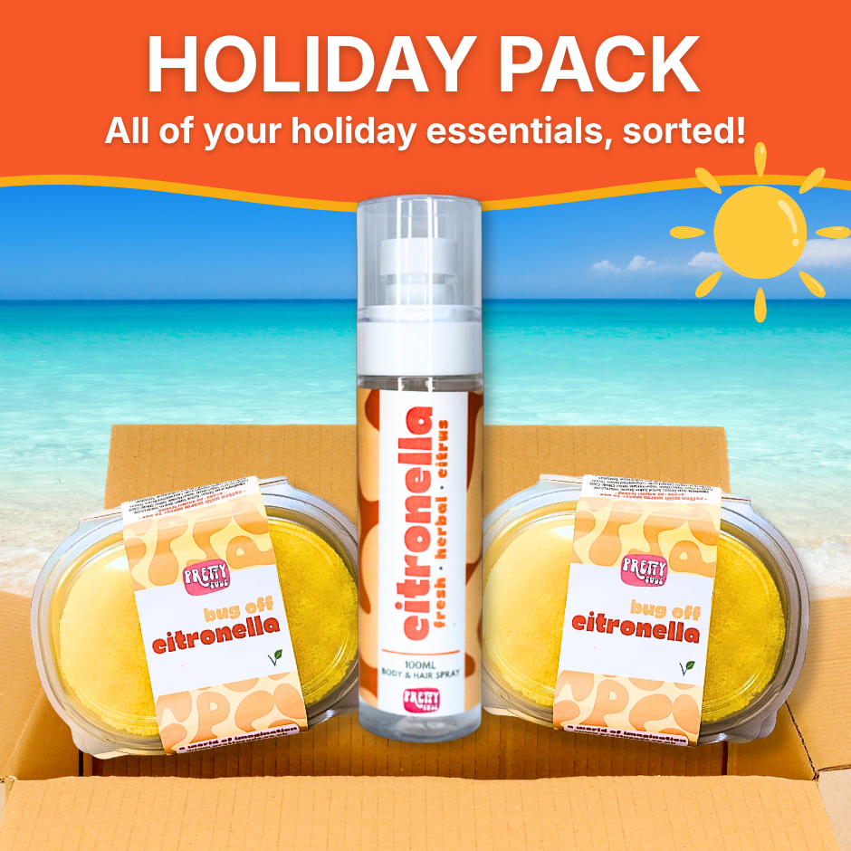 Holiday Pack (Two Citronella Sponges | One Citronella Spray)