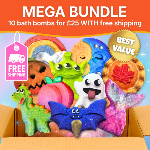 10 Bath Bombs for £25 – Mystery Mega Bundle