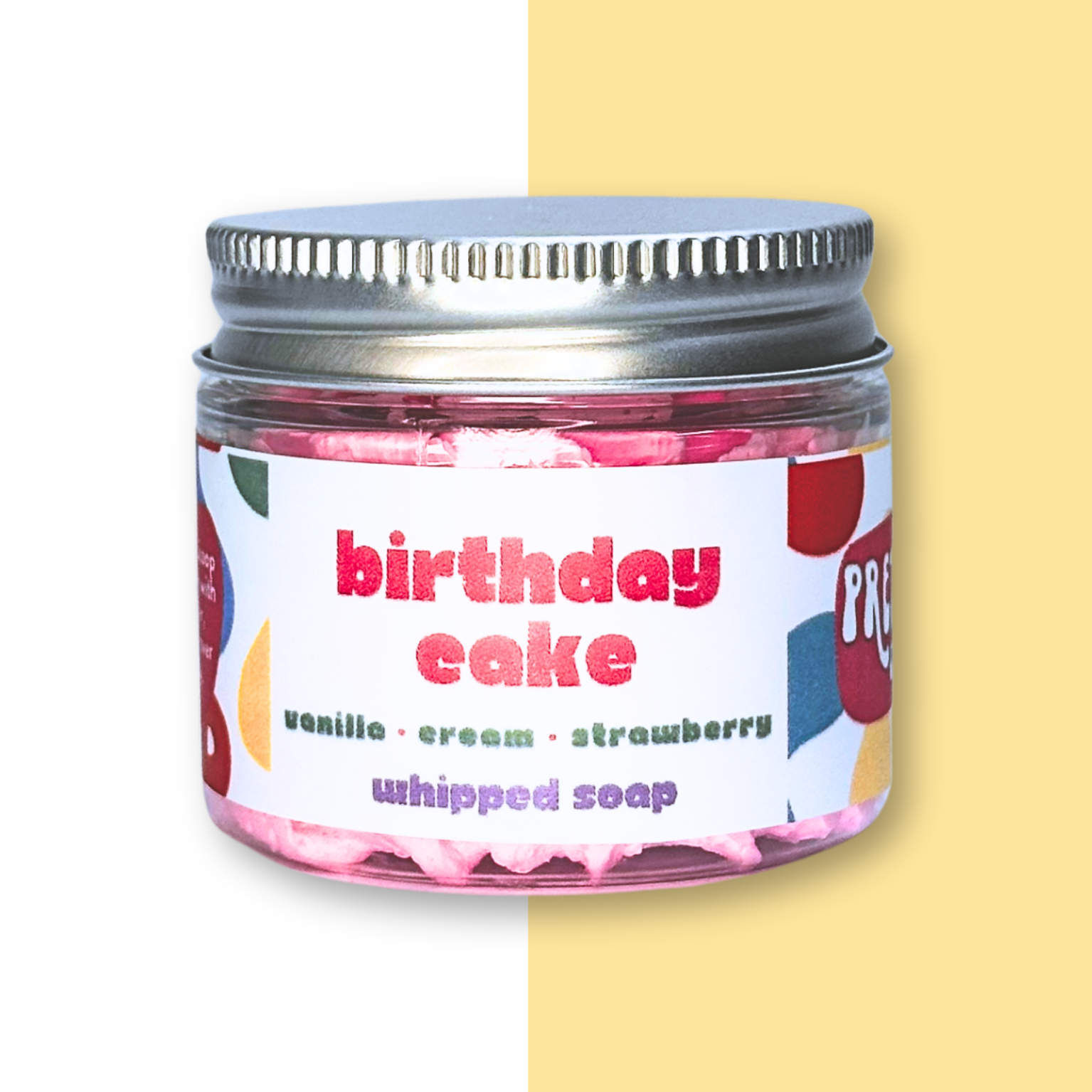Birthday Cake Mini Whipped Soap 50g