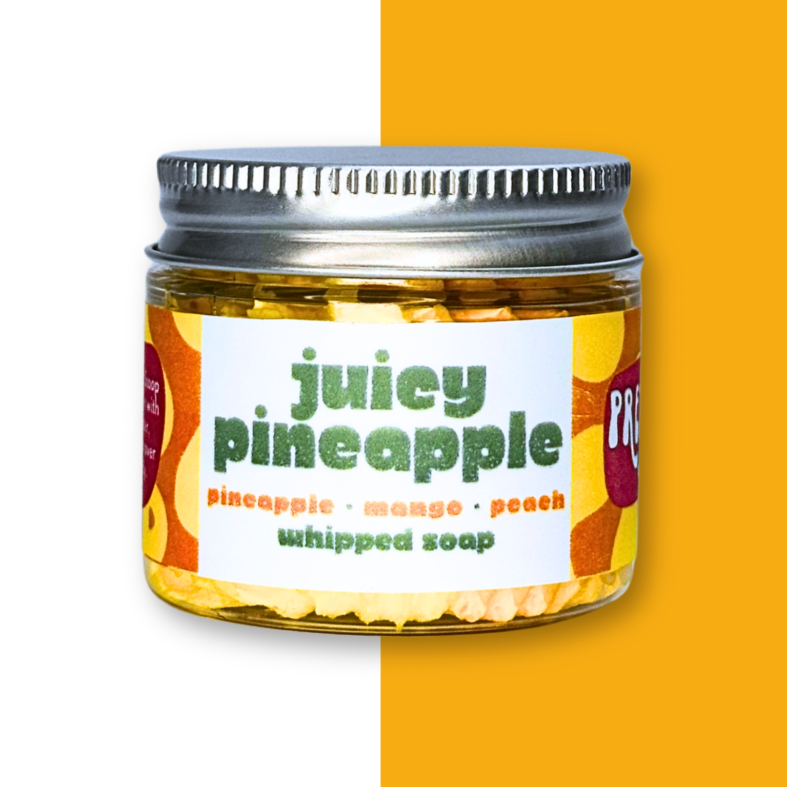 Juicy Pineapple Mini Whipped Soap 50g