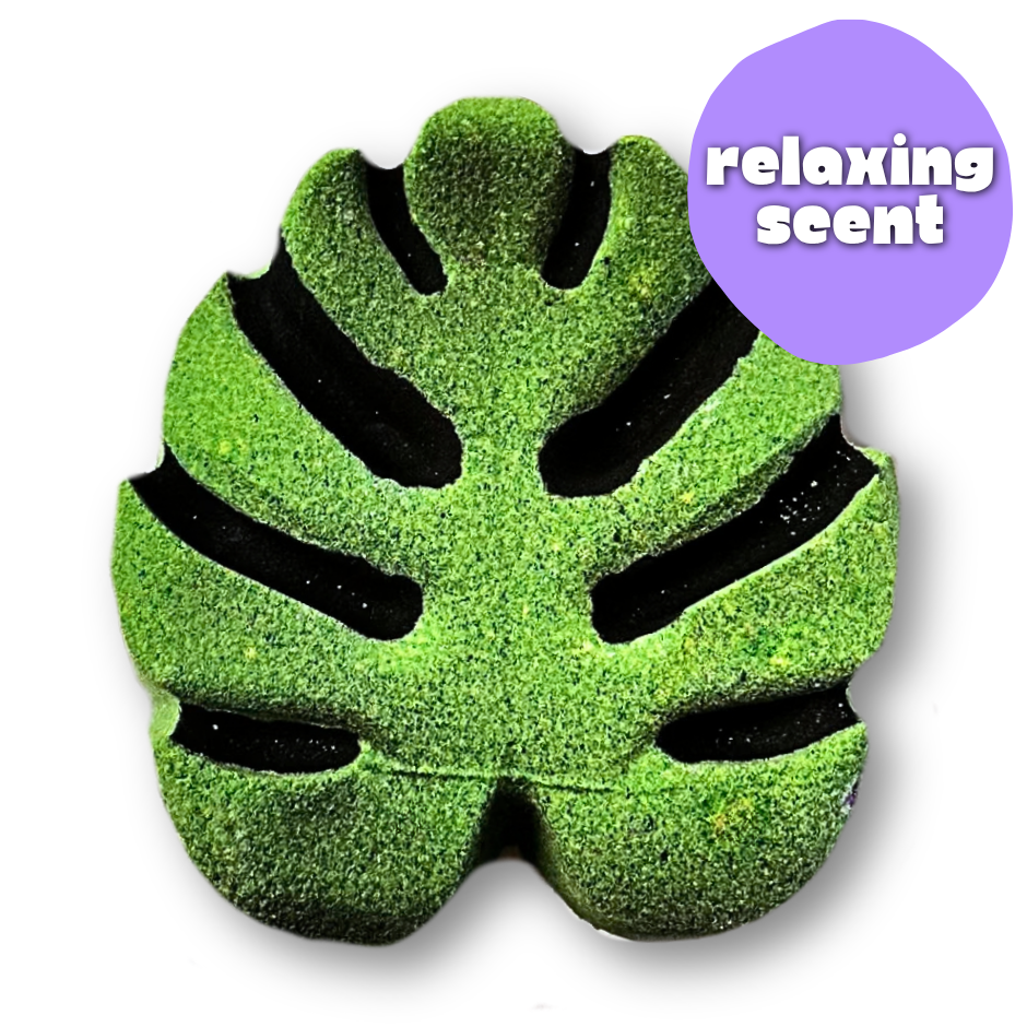 Monstera Leaf Bath Bomb