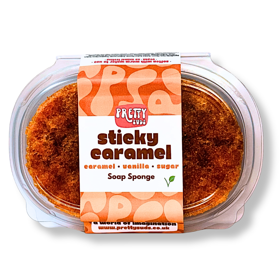 Sticky Caramel Soap Sponge 200g