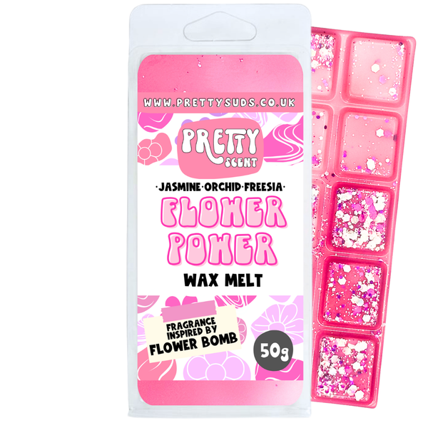 Flower Power Soy Wax Melt Bar 50g