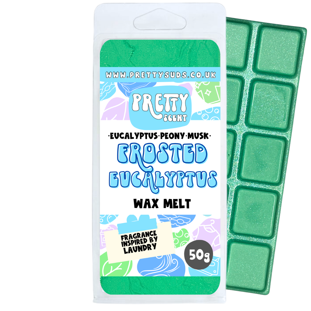 Frosted Eucalyptus Soy Wax Melt Bar 50g