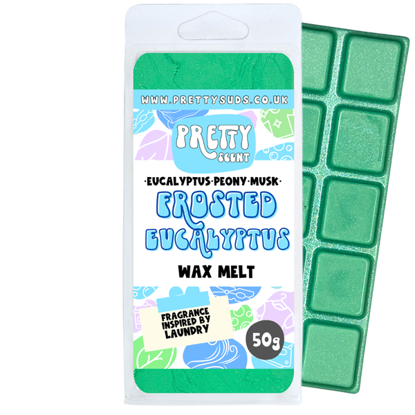 Frosted Eucalyptus Soy Wax Melt Bar 50g