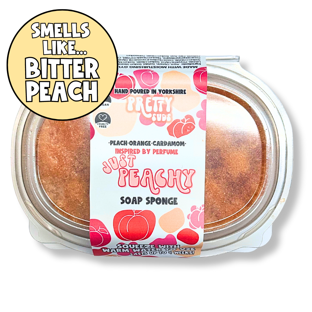 Just Peachy Soap Sponge 200g · Leaving Soon ·