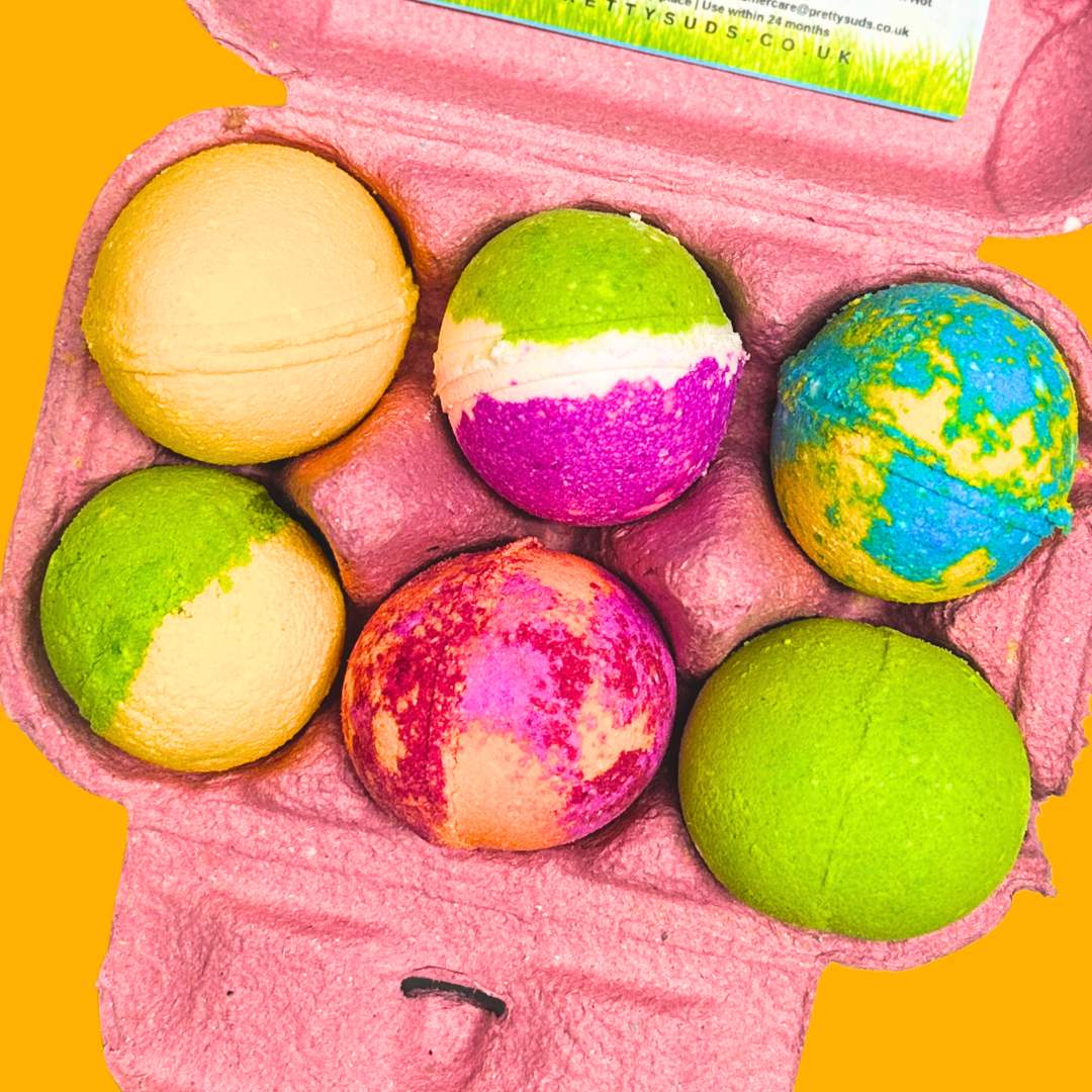 EggXotic Bath Bomb Egg Box 450g