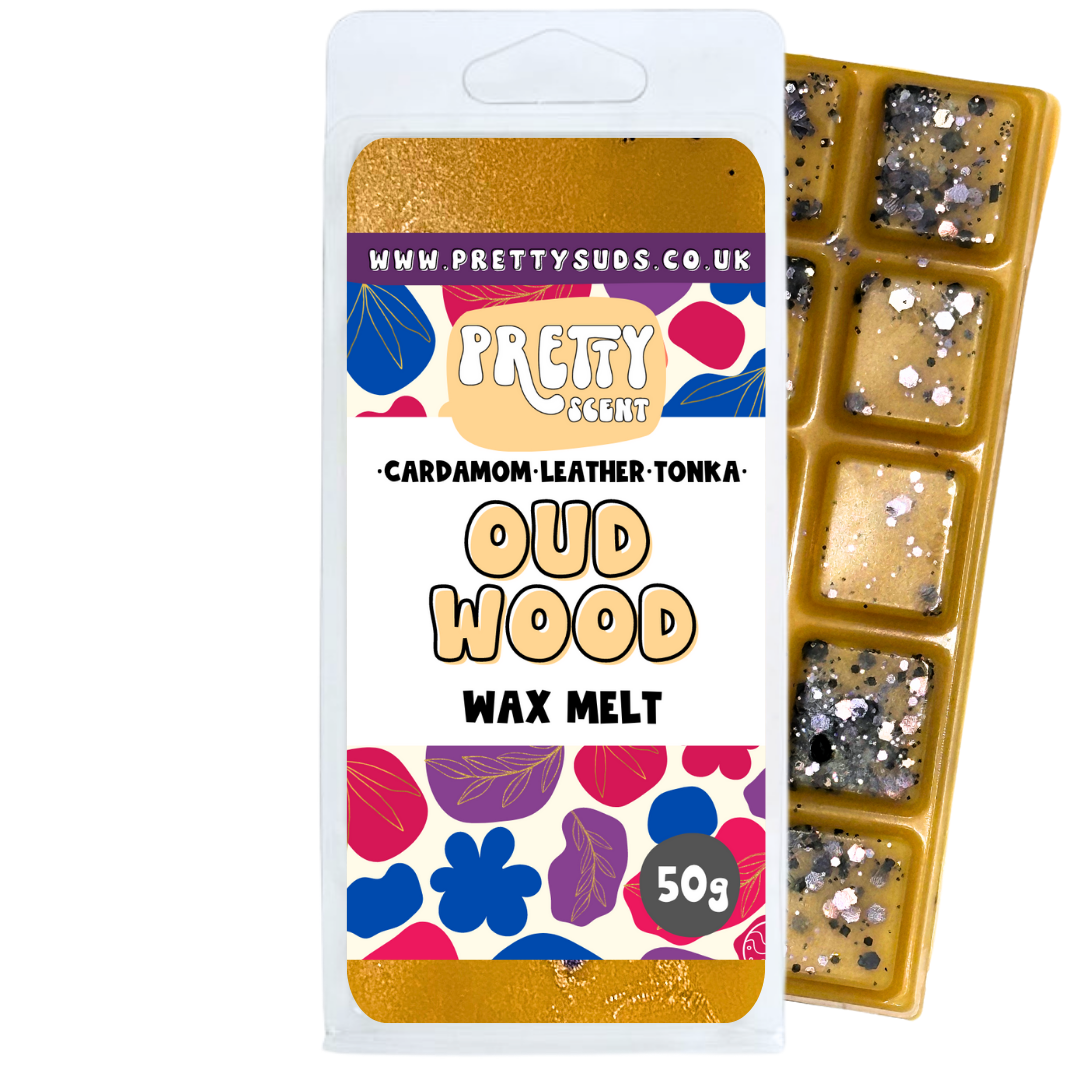 Oudh Wood Soy Wax Melt Bar 50g-Leaving Soon
