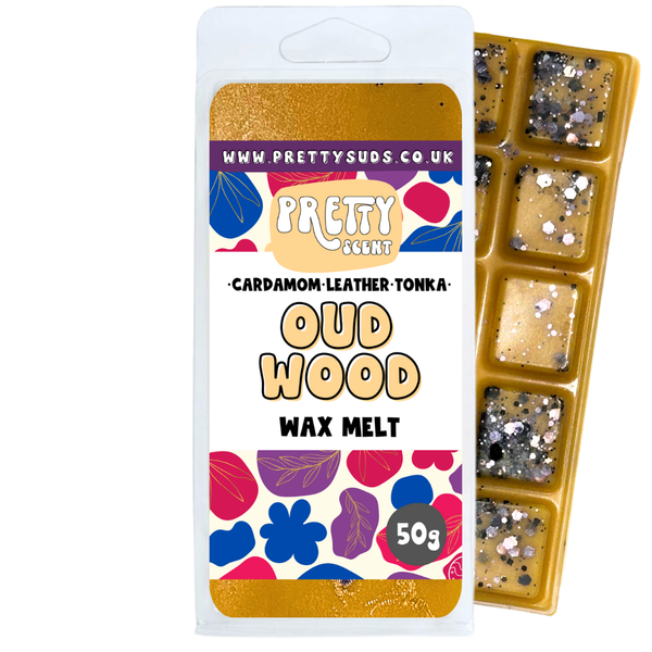 Oudh Wood Soy Wax Melt Bar 50g