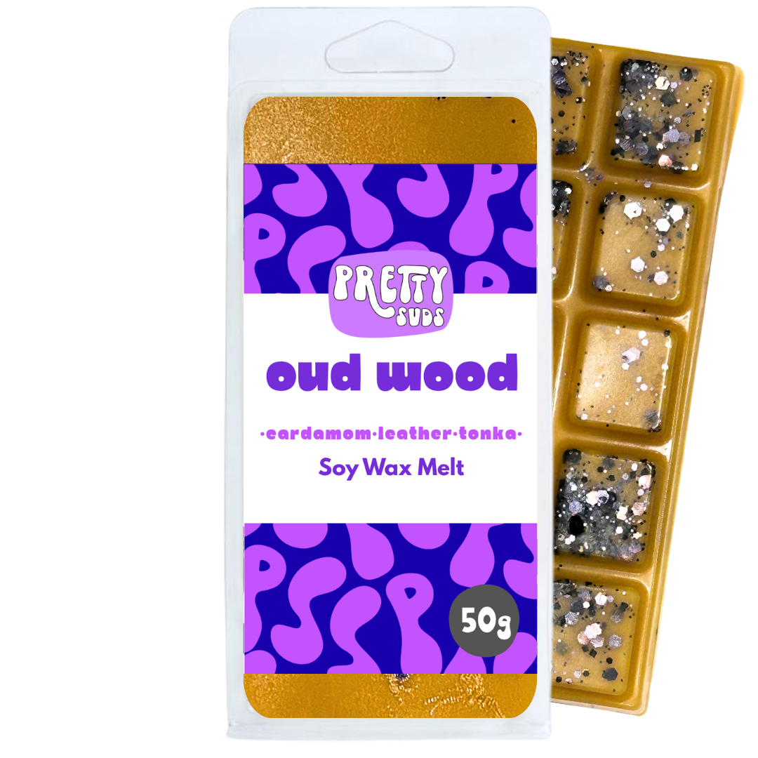 Oudh Wood Soy Wax Melt Bar 50g  | Leaving Soon |