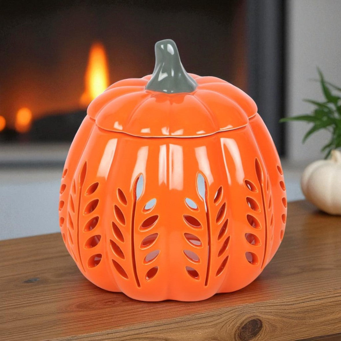 Orange Pumpkin Wax Melt Burner