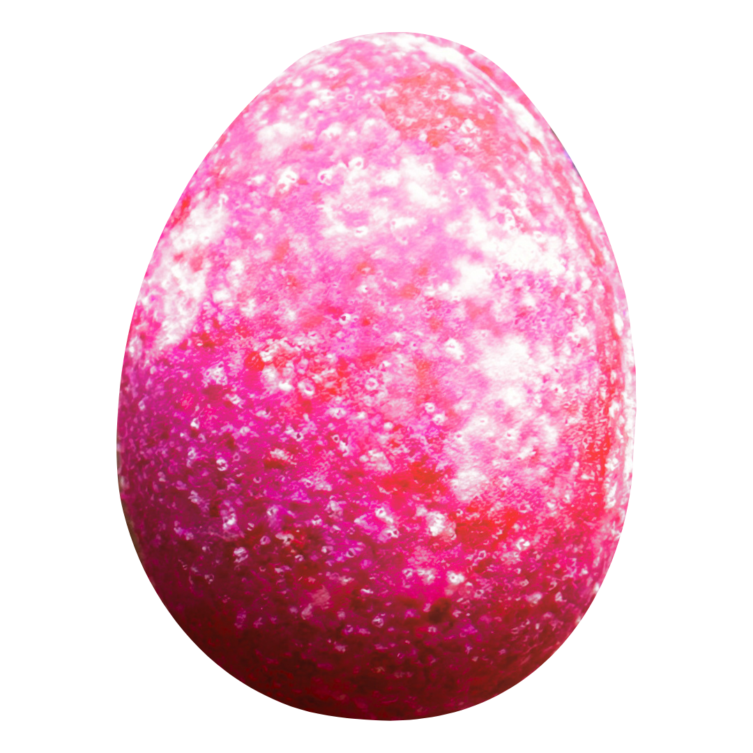 Raspberry Ripple Egg Bath Bomb