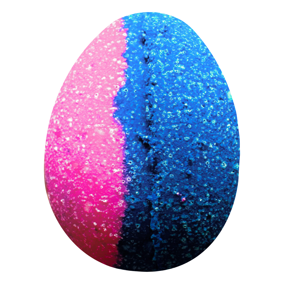 Bursting Bubblegum Egg Bath Bomb