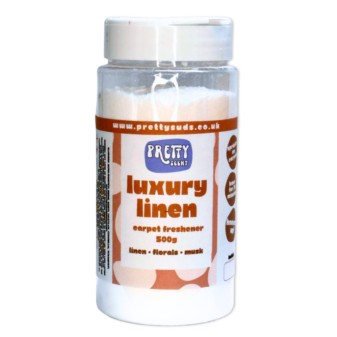 Luxury Linen Carpet Freshener 500g Tub | Leaving Soon |