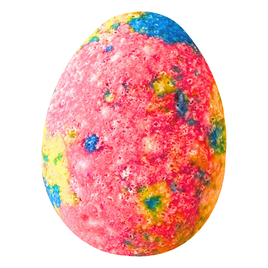 Skittles Egg Bath Bomb