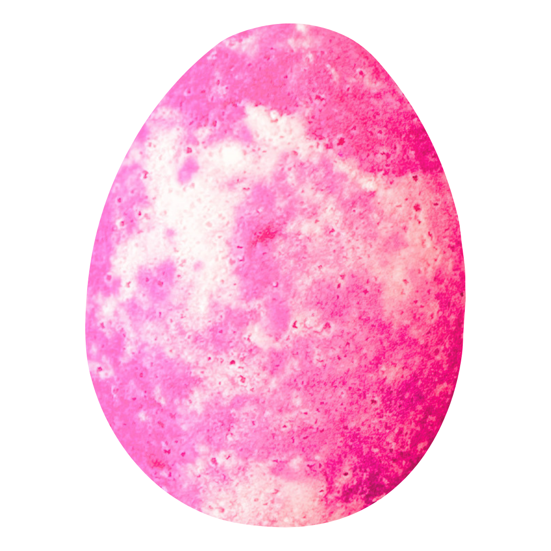 Raspberry Ripple Egg Bath Bomb