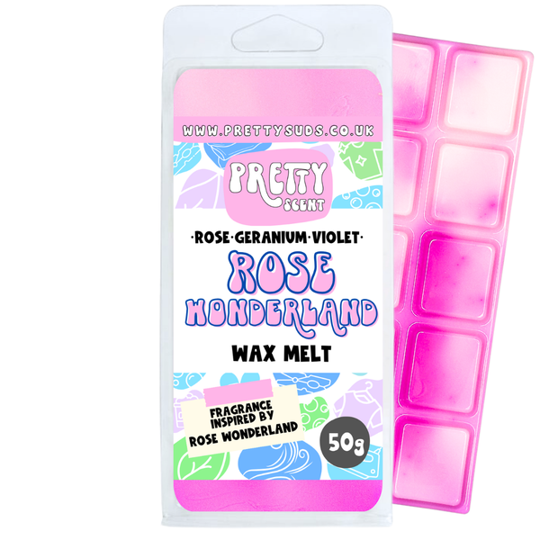 Rose Wonderland Soy Wax Melt Bar 50g