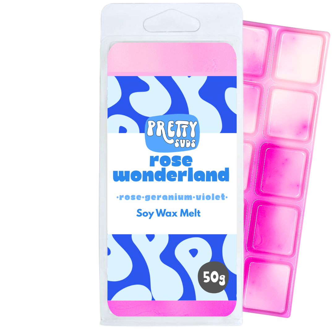 Rose Wonderland Soy Wax Melt Bar 50g