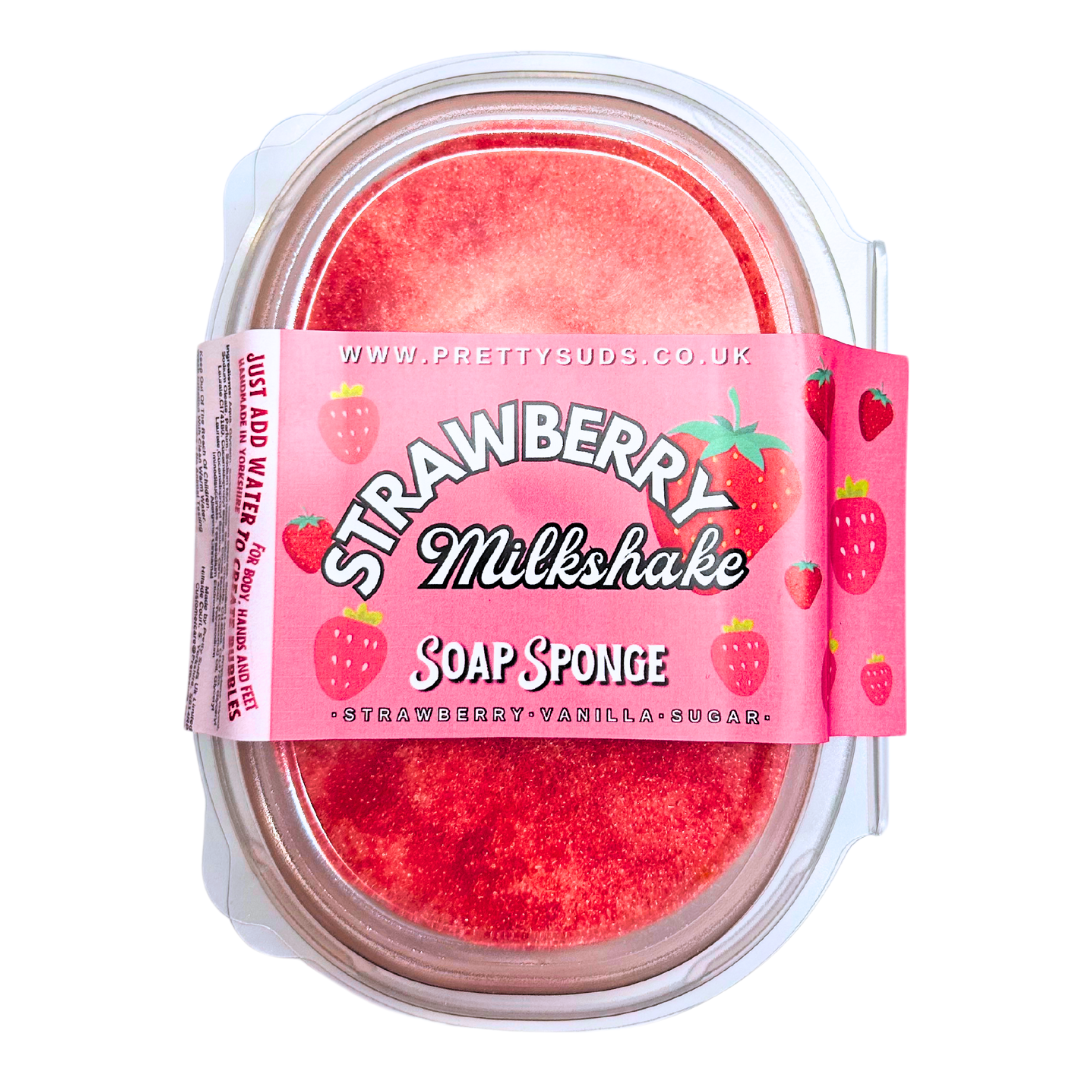 Strawberry Milkshake Soap Sponge 200g