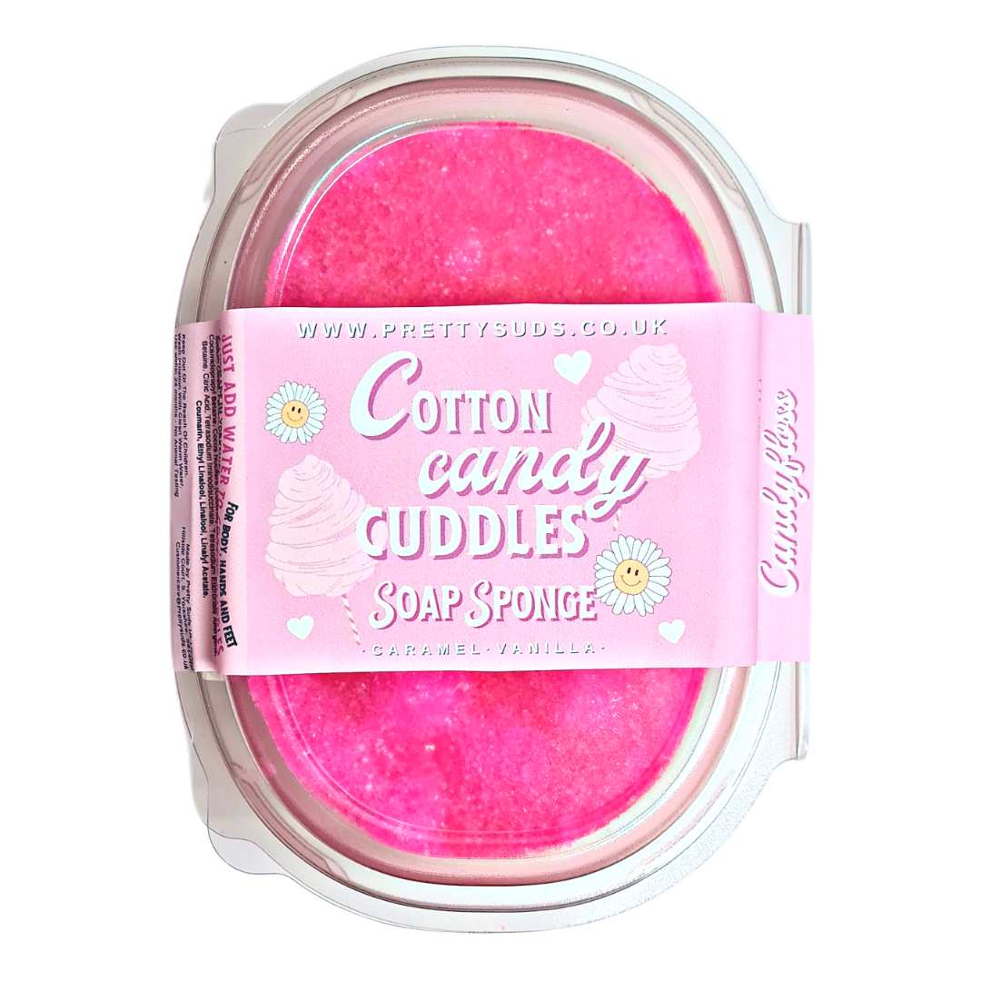 Cotton Candy Cuddles Soap Sponge 200g