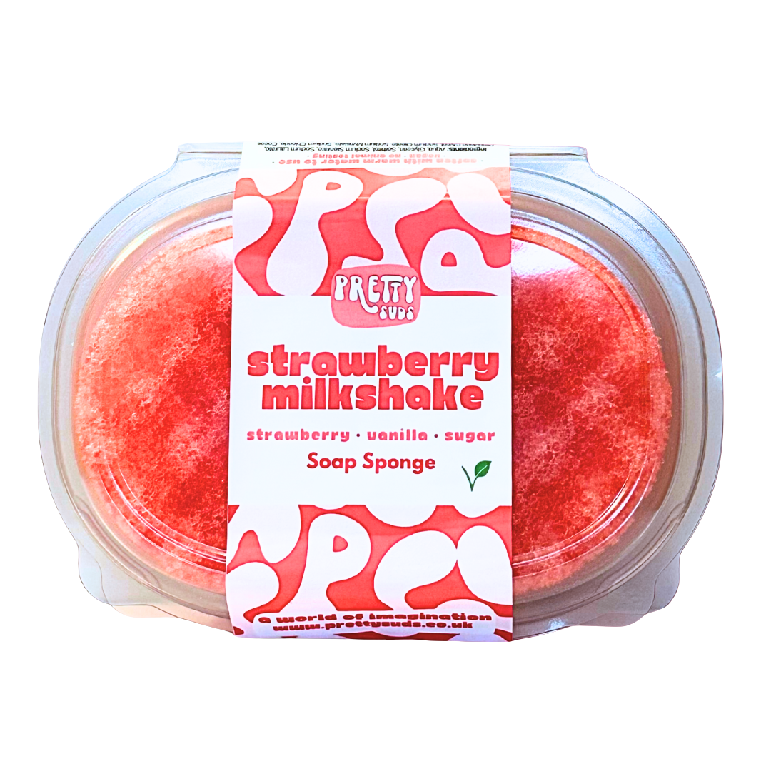 Strawberry Milkshake Soap Sponge 200g | Leaving Soon |