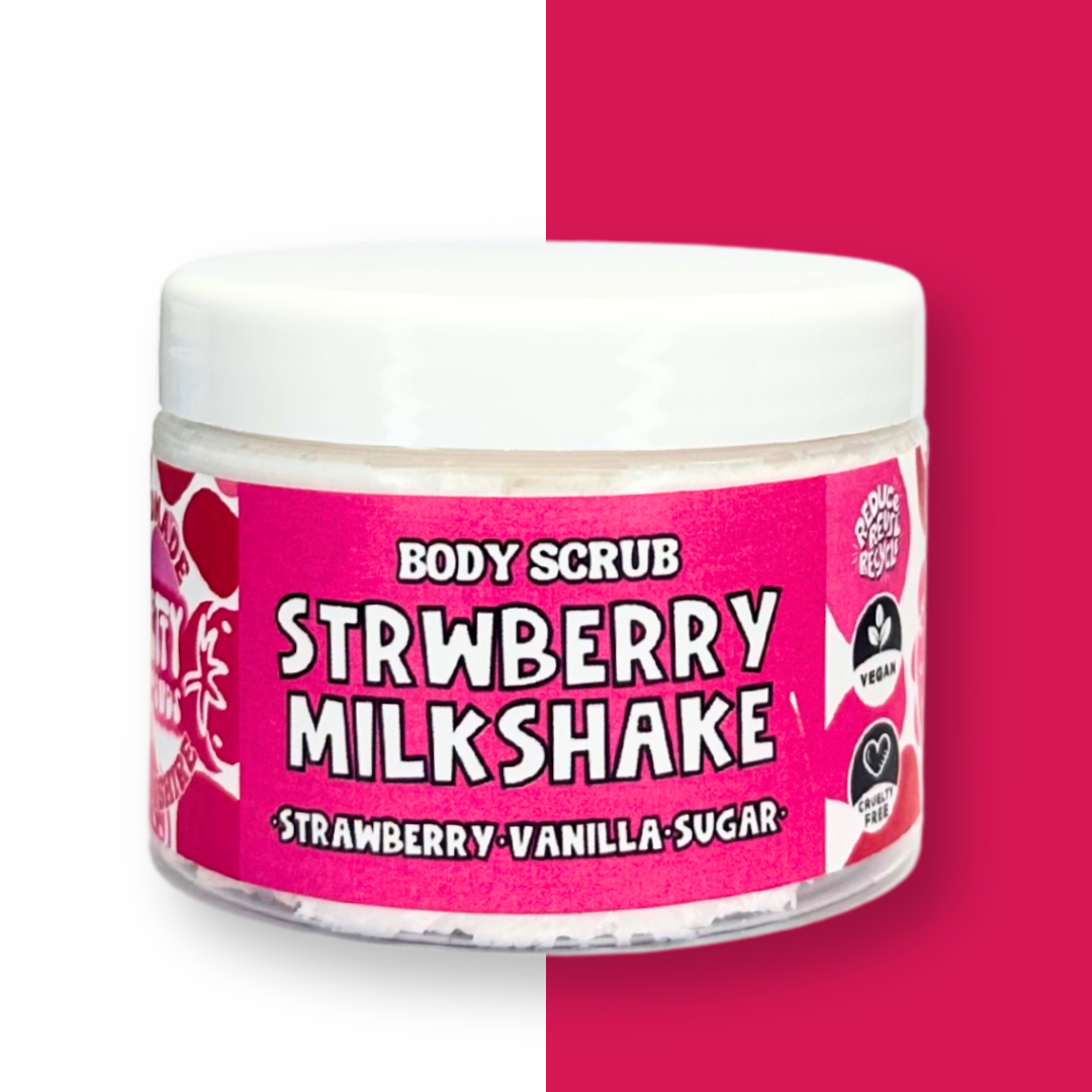 Strawberry Milkshake Body Scrub 180g