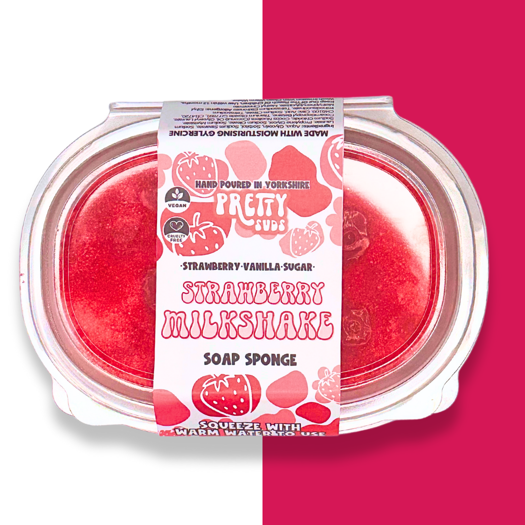 Strawberry Milkshake Soap Sponge 200g