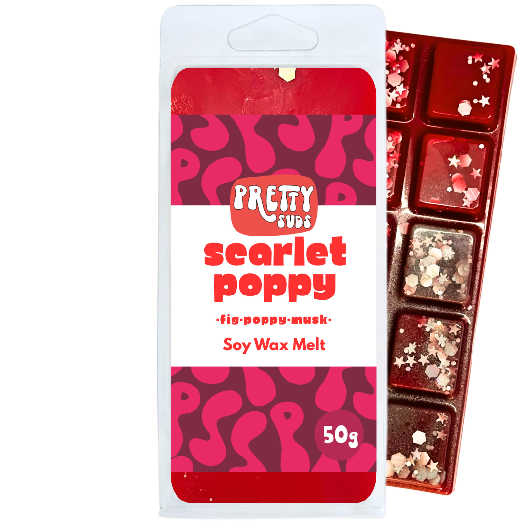 Scarlet Poppy Soy Wax Melt Bar 50g | Leaving Soon |