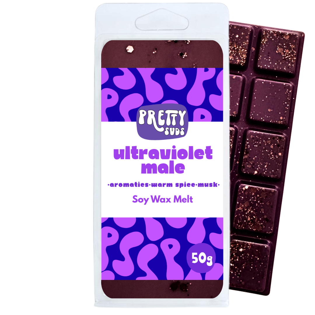 Ultraviolet Male Soy Wax Melt Bar 50g | Leaving Soon |