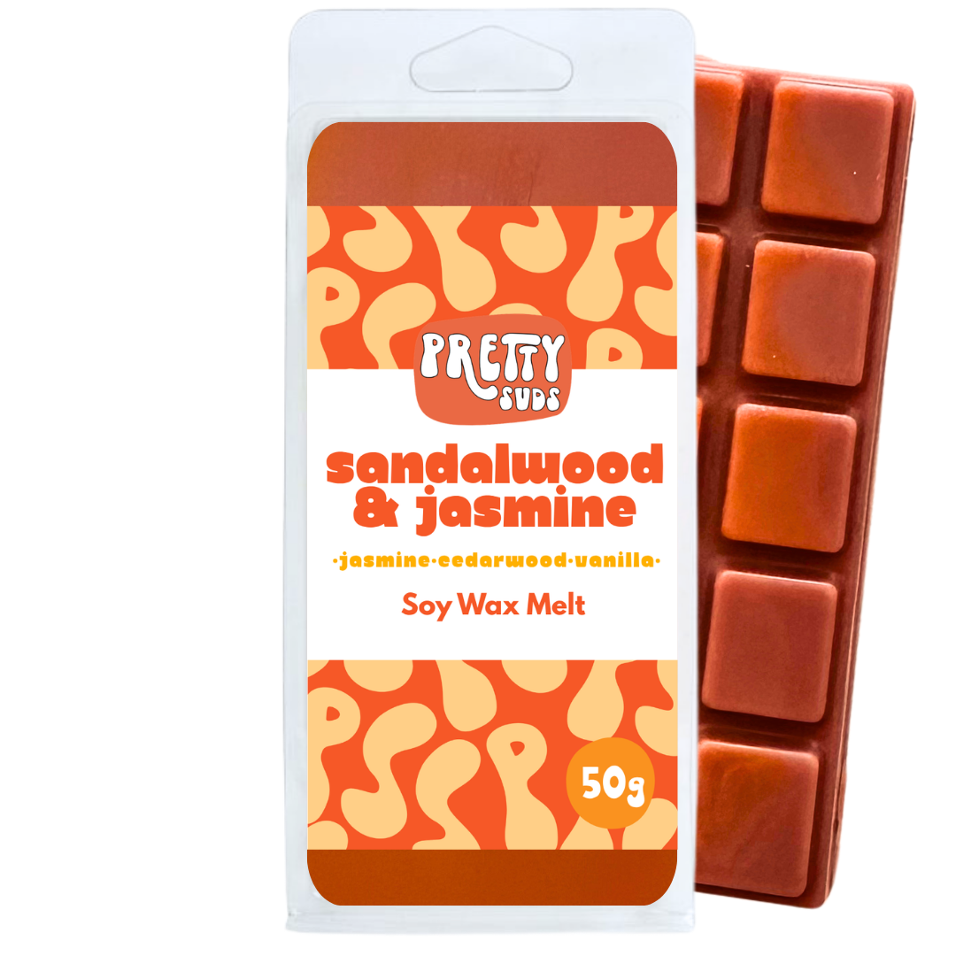 Sandalwood And Jasmine Soy Wax Melt Bar 50g | Leaving Soon |
