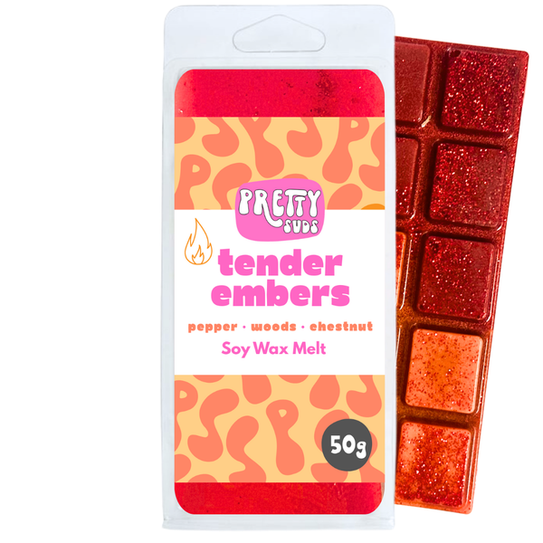 Tender Embers Soy Wax Melt Bar 50g